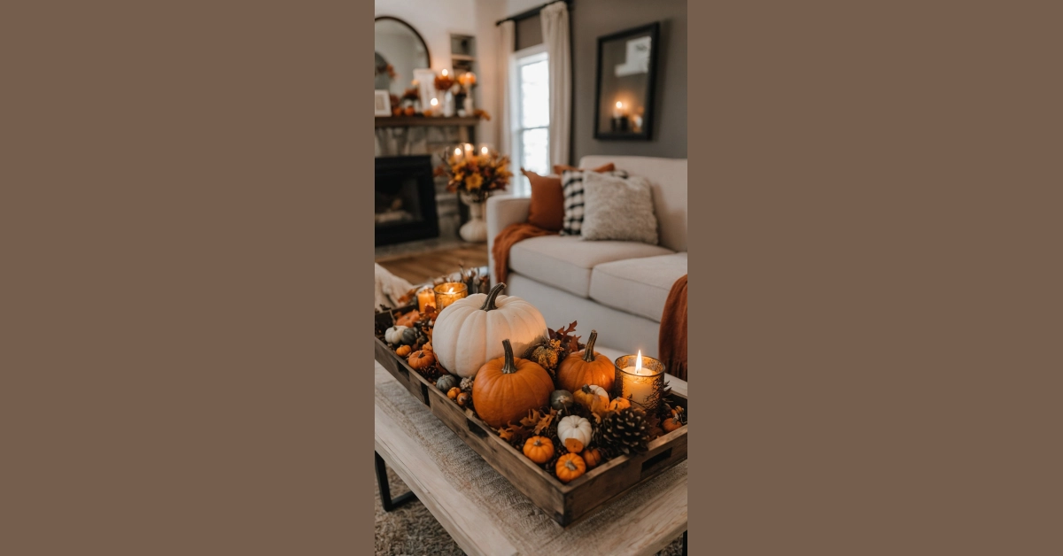 Cozy Up Your Living Room with Chic Fall Decor Ideas