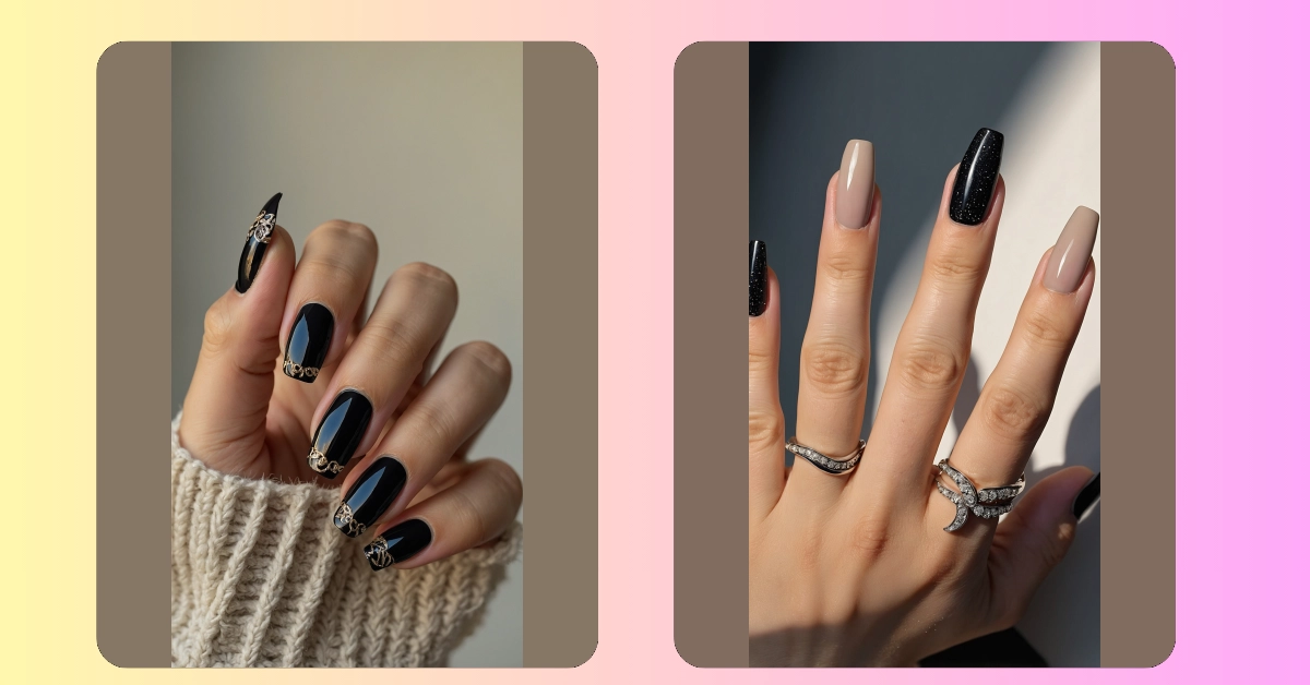 Creative Black Nail Art Ideas to Inspire Your Next Manicure**  
**