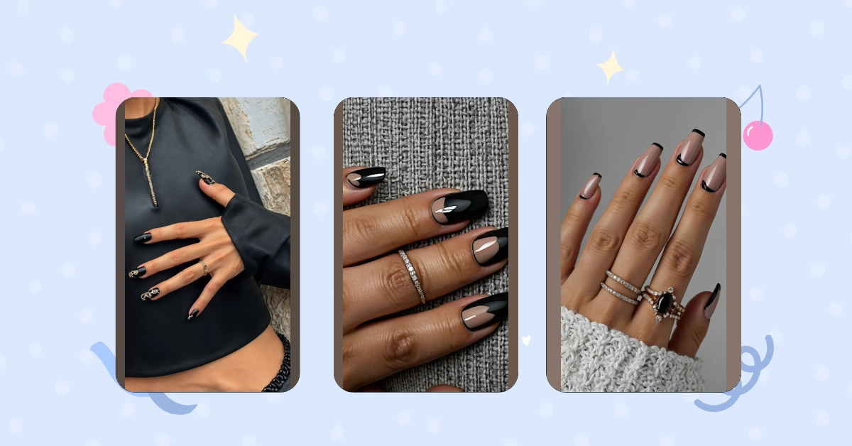 Discover the Latest Trends in Black Nail Ideas for Every Style**  
**