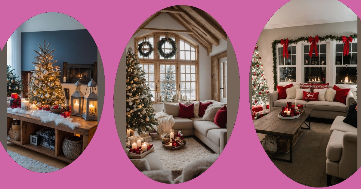 Embrace the Festive Cheer: 18 Christmas Living Room Decor Ideas