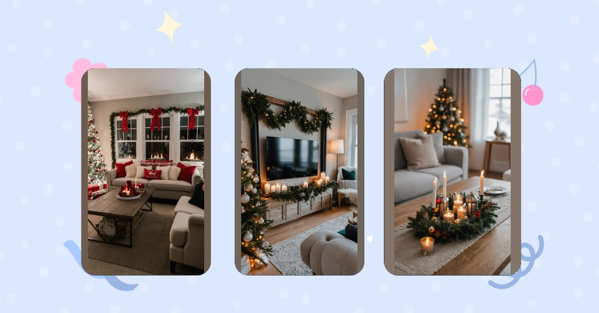 Cozy Up for Christmas: 18 Inspiring Living Room Decor Ideas